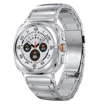 I-Shaped Flat Buckle Titanium Alloy Watch Band, For Samsung Galaxy Ultra 47mm / Ultra 2025
