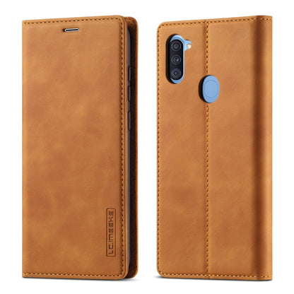 LC.IMEEK Strong Magnetism Ultra-thin Horizontal Flip Shockproof Matte TPU + PU Leather Case with Holder & Card Slots & Wallet, For Samsung Galaxy A11 / M11, For Samsung Galaxy A21s, For Samsung Galaxy A71 / M70s, For Samsung Galaxy A51 / M40s          ...