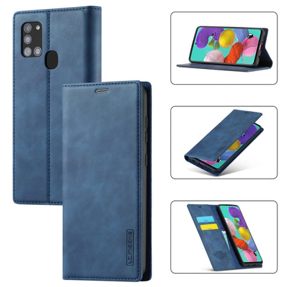 LC.IMEEK Strong Magnetism Ultra-thin Horizontal Flip Shockproof Matte TPU + PU Leather Case with Holder & Card Slots & Wallet, For Samsung Galaxy A11 / M11, For Samsung Galaxy A21s, For Samsung Galaxy A71 / M70s, For Samsung Galaxy A51 / M40s          ...