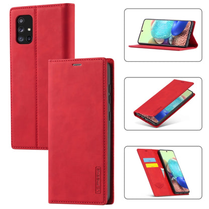 LC.IMEEK Strong Magnetism Ultra-thin Horizontal Flip Shockproof Matte TPU + PU Leather Case with Holder & Card Slots & Wallet, For Samsung Galaxy A11 / M11, For Samsung Galaxy A21s, For Samsung Galaxy A71 / M70s, For Samsung Galaxy A51 / M40s          ...