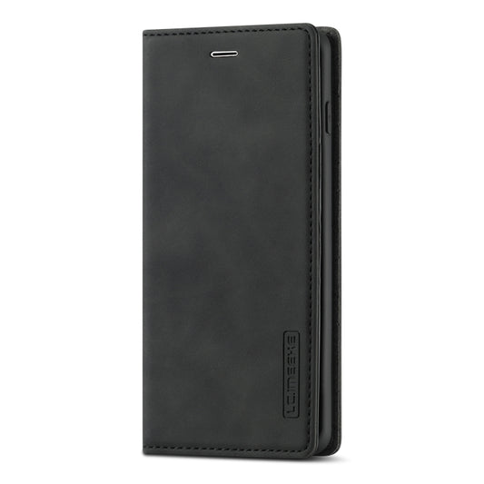 LC.IMEEKE Strong Magnetism Ultra-thin Horizontal Flip Shockproof Matte TPU + PU Leather Case with Holder & Card Slots & Wallet, For Samsung Galaxy S10+