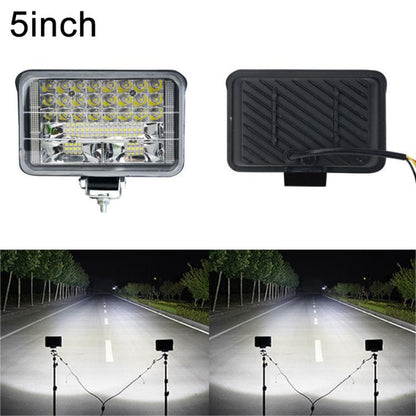 DC 12V-80V LED Super Bright Headlight Beam Driving Light for Electric Vehicle, Tractor, ATV/UTV, 15-LEDs Single Light, 3 inch 18-LEDs Single Light, 4 inch 30-LEDs High Low Light, 5 inch 48-LEDs High Low Light, 7 inch 57-LEDs High Low Light             ...