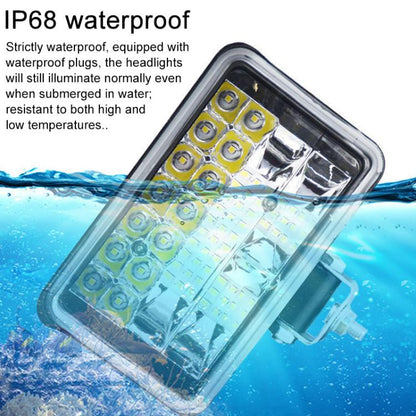 DC 12V-80V LED Super Bright Headlight Beam Driving Light for Electric Vehicle, Tractor, ATV/UTV, 15-LEDs Single Light, 3 inch 18-LEDs Single Light, 4 inch 30-LEDs High Low Light, 5 inch 48-LEDs High Low Light, 7 inch 57-LEDs High Low Light             ...