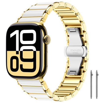 xDfind Ceramic Stainless Steel Watch Band, For Apple Watch 42 / 44 / 45 / 46 / 49mm, For Apple Watch 38 / 40 / 41 / S11 42mm