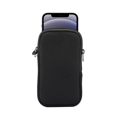 Universal Elasticity Zipper Protective Case Storage Bag with Lanyard For iPhone 12 mini / 4.7-5.4 inch Smart Phones, For iPhone 12 mini