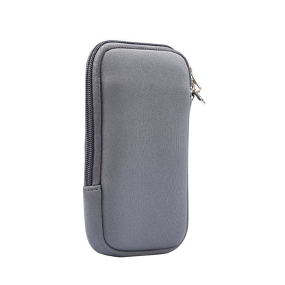 Universal Elasticity Zipper Protective Case Storage Bag with Lanyard For iPhone 12 mini / 4.7-5.4 inch Smart Phones, For iPhone 12 mini
