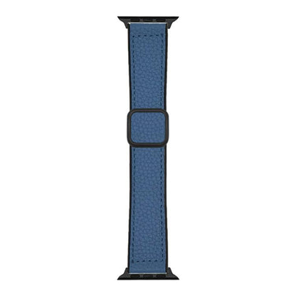 xDfind Litchi Texture Vegan Leather Magnetic Buckle Watch Band, For Apple Watch 42 / 44 / 45 / 46 / 49mm, For Apple Watch 38 / 40 / 41 / S11 42mm