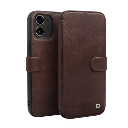 QIALINO Business Magnetic Horizontal Flip Leather Case with Card Slots & Wallet, For iPhone 12 mini, For iPhone 12 / 12 Pro, For iPhone 12 Pro Max