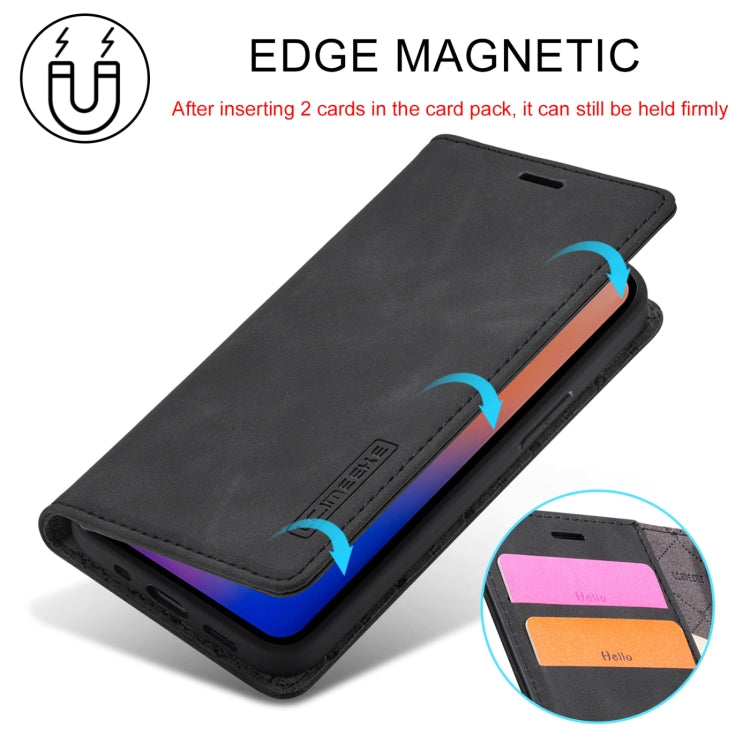 LC.IMEEKE Strong Magnetism Ultra-thin Horizontal Flip Shockproof Matte TPU + PU Leather Case with Holder & Card Slots & Wallet, For iPhone 12 mini, For iPhone 12 / 12 Pro, For iPhone 12 Pro Max, For iPhone XS / X, For iPhone 12 Pro, For iPhone XR      ...