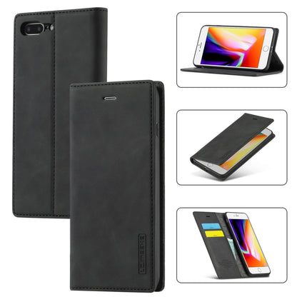 LC.IMEEKE Strong Magnetism Ultra-thin Horizontal Flip Shockproof Matte TPU + PU Leather Case with Holder & Card Slots & Wallet, For iPhone 12 mini, For iPhone 12 / 12 Pro, For iPhone 12 Pro Max, For iPhone XS / X, For iPhone 12 Pro, For iPhone XR      ...