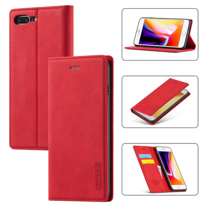 LC.IMEEKE Strong Magnetism Ultra-thin Horizontal Flip Shockproof Matte TPU + PU Leather Case with Holder & Card Slots & Wallet, For iPhone 12 mini, For iPhone 12 / 12 Pro, For iPhone 12 Pro Max, For iPhone XS / X, For iPhone 12 Pro, For iPhone XR      ...