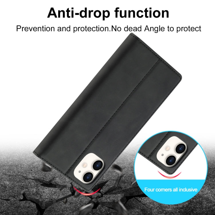 LC.IMEEKE Strong Magnetism Ultra-thin Horizontal Flip Shockproof Matte TPU + PU Leather Case with Holder & Card Slots & Wallet, For iPhone 11, For iPhone 11 Pro, For iPhone 11 Pro Max, For iPhone SE 2022 / SE 2020 / 8 / 7