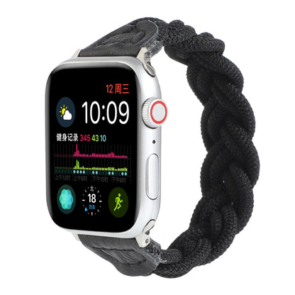 Elastic Woven Watchband For Apple Watch Series 6 & SE & 5 & 4 40mm / 3 & 2 & 1 38mm, 120mm, 130mm, 150mm