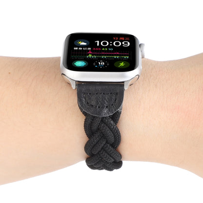 Elastic Woven Watchband For Apple Watch Series 6 & SE & 5 & 4 40mm / 3 & 2 & 1 38mm, 120mm, 130mm, 150mm