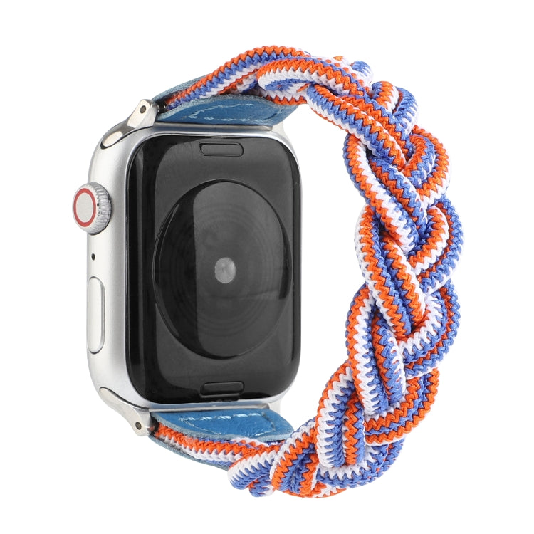 Elastic Woven Watchband For Apple Watch Series 6 & SE & 5 & 4 40mm / 3 & 2 & 1 38mm, 120mm, 130mm, 150mm