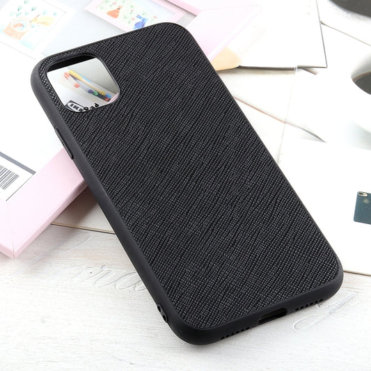 Hella Cross Texture Genuine Leather Protective Case, For iPhone 11, For iPhone 11 Pro, For iPhone 11 Pro Max, For iPhone 12 mini, For iPhone 12 / 12 Pro, For iPhone 12 Pro Max, For Huawei Mate 4 Lite / Maimang 9, For OnePlus Nord