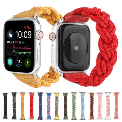 Elastic Woven Watchband For Apple Watch Series 6 & SE & 5 & 4 44mm / 3 & 2 & 1 42mm, 120mm, 130mm, 150mm
