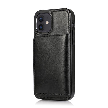 Shockproof PU + TPU Protective Case with Card Slots & Holder, For iPhone 12 mini, For iPhone 12 / 12 Pro, For iPhone 12 Pro Max