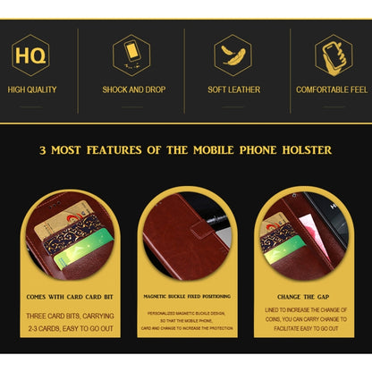 idewei Crazy Horse Texture Horizontal Flip Leather Case with Holder & Card Slots & Wallet, For iPhone 12 mini, For iPhone 12 / 12 Pro, For iPhone 12 Pro Max