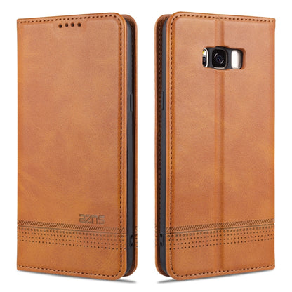 AZNS Magnetic Calf Texture Horizontal Flip Leather Case with Card Slots & Holder & Wallet, For Samsung Galaxy S8, For Samsung Galaxy S8+, For Samsung Galaxy S9, For Samsung Galaxy S9+