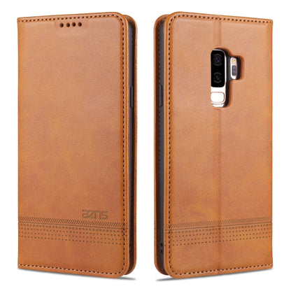 AZNS Magnetic Calf Texture Horizontal Flip Leather Case with Card Slots & Holder & Wallet, For Samsung Galaxy S8, For Samsung Galaxy S8+, For Samsung Galaxy S9, For Samsung Galaxy S9+