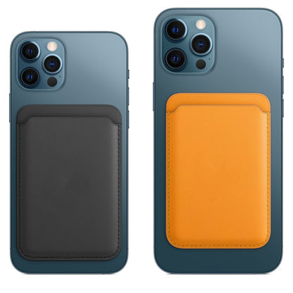 Leather Wallet Pouch Card Holder Card Case with Magsafing Magnetic for iPhone 17-12 Series