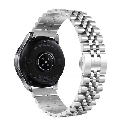 Five Beads Steel Replacement Strap Watchband, 20mm For Samsung Galaxy Watch 3 41mm, 22mm For Samsung Galaxy Watch 3 45mm, 20mm For Amazfit GTR 2 / Amazfit GTR 47mm, 22mm For Amazfit GTR 42mm, 20mm For Huawei Watch GT 2 42mm                             ...