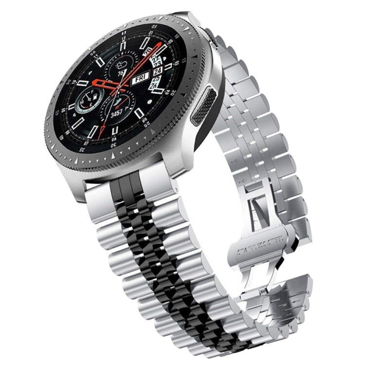 Five Beads Steel Replacement Strap Watchband, 20mm For Samsung Galaxy Watch 3 41mm, 22mm For Samsung Galaxy Watch 3 45mm, 20mm For Amazfit GTR 2 / Amazfit GTR 47mm, 22mm For Amazfit GTR 42mm, 20mm For Huawei Watch GT 2 42mm                             ...