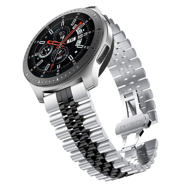 Five Beads Steel Replacement Strap Watchband, 20mm For Samsung Galaxy Watch 3 41mm, 22mm For Samsung Galaxy Watch 3 45mm, 20mm For Amazfit GTR 2 / Amazfit GTR 47mm, 22mm For Amazfit GTR 42mm, 20mm For Huawei Watch GT 2 42mm                             ...