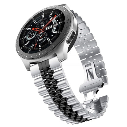 Five Beads Steel Replacement Strap Watchband, 20mm For Samsung Galaxy Watch 3 41mm, 22mm For Samsung Galaxy Watch 3 45mm, 20mm For Amazfit GTR 2 / Amazfit GTR 47mm, 22mm For Amazfit GTR 42mm, 20mm For Huawei Watch GT 2 42mm                             ...