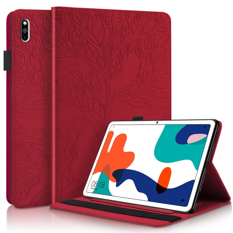 Life Tree Series Horizontal Flip Leather Case with Holder & Card Slots & Pen Slot, For Huawei Mediapad M5 Lite / C5 10.1 inch, For Huawei MatePad 10.4 inch, For Huawei MediaPad M5 10.8 inch, For Huawei MediaPad T5 10.1 inch, For Huawei MatePad T8 8 inc...