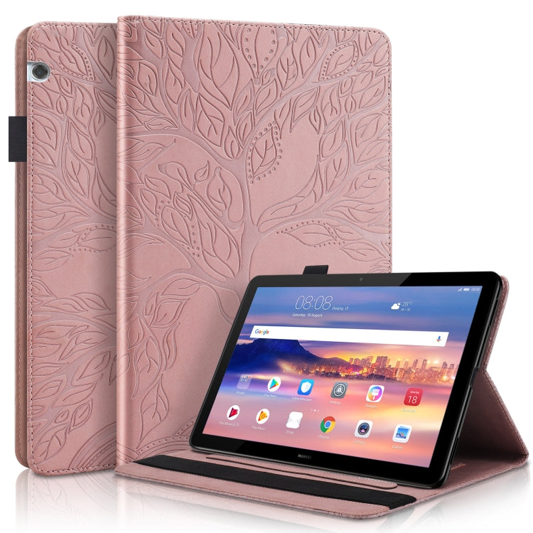 Life Tree Series Horizontal Flip Leather Case with Holder & Card Slots & Pen Slot, For Huawei Mediapad M5 Lite / C5 10.1 inch, For Huawei MatePad 10.4 inch, For Huawei MediaPad M5 10.8 inch, For Huawei MediaPad T5 10.1 inch, For Huawei MatePad T8 8 inc...