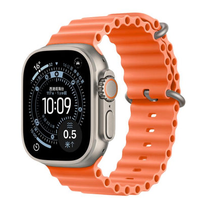 Ocean Solid Color Fluoroelastomer Watch Band, For Apple Watch 42mm / 41mm / 40mm / 38mm
