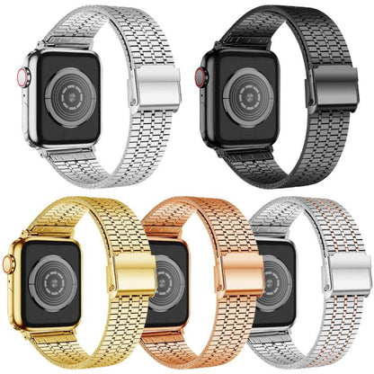 5 Pack xDfind Seven Beads Buckle Stainless Steel Watch Band, For Apple Watch 42 / 44 / 45 / 46 / 49mm, For Apple Watch 38 / 40 / 41 / S11 42mm