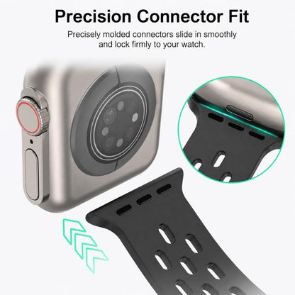 5 Pack xDfind Magnetic Clasp Silicone Watch Band, For Apple Watch 42 / 44 / 45 / 46 / 49mm, For Apple Watch 38 / 40 / 41 / S11 42mm
