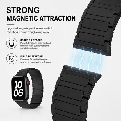 5 Pack xDfind I-shaped Magnetic Silicone Watch Band, For Apple Watch 42 / 44 / 45 / 46 / 49mm, For Apple Watch 38 / 40 / 41 / S11 42mm