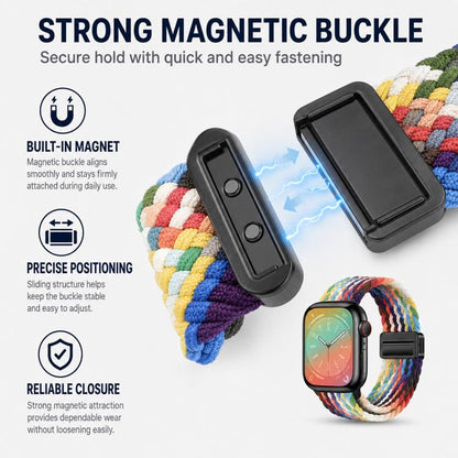 5 Pack xDfind Magnetic Buckle Loop Woven Watch Band, For Apple Watch 42 / 44 / 45 / 46 / 49mm, For Apple Watch 38 / 40 / 41 / S11 42mm