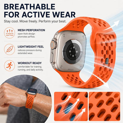 5 Pack xDfind Mesh Reverse Buckle Silicone Watch Band, For Apple Watch 42 / 44 / 45 / 46 / 49mm, For Apple Watch 38 / 40 / 41 / S11 42mm