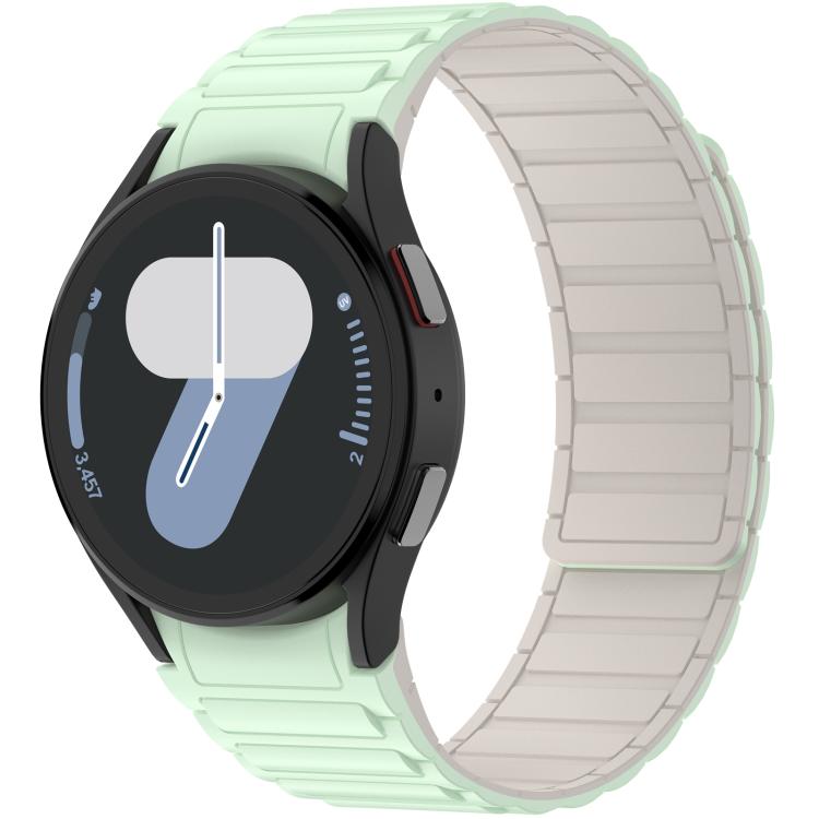 Three Beads Magnetic Silicone Watch Band, For Galaxy Watch 7 / 6 / 5 / 4
