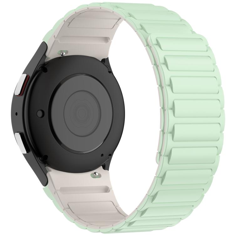 Three Beads Magnetic Silicone Watch Band, For Galaxy Watch 7 / 6 / 5 / 4