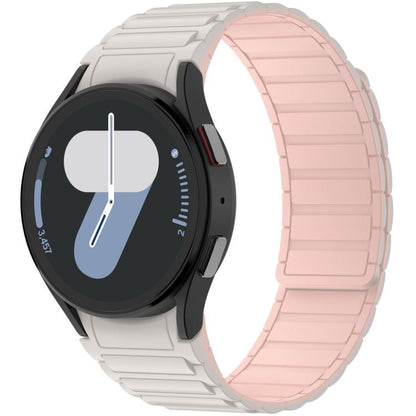 Three Beads Magnetic Silicone Watch Band, For Galaxy Watch 7 / 6 / 5 / 4