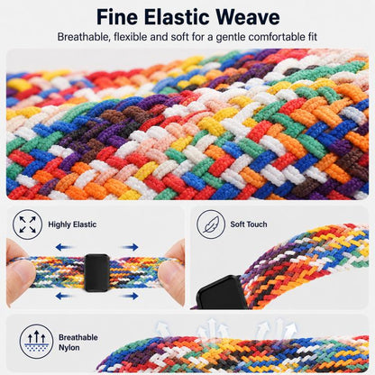 5 Pack xDfind Magnetic Buckle Nylon Braid Loop Watch Band, For Galaxy Watch8 / 8 Classic