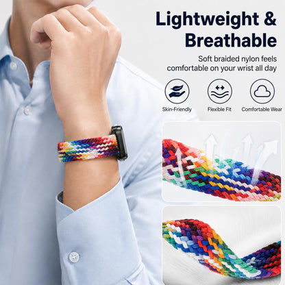 5 Pack xDfind Magnetic Buckle Nylon Braid Loop Watch Band, For Galaxy Watch8 / 8 Classic