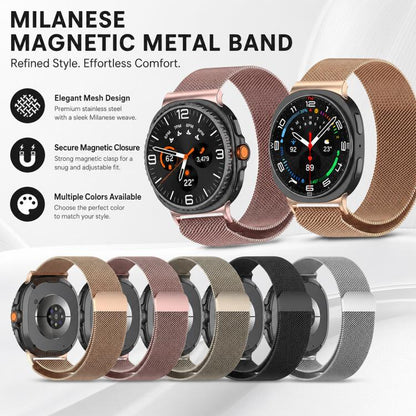5 Pack xDfind Milanese Magnetic Metal Watch Band, For Galaxy Watch8 / 8 Classic