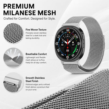 5 Pack xDfind Milanese Magnetic Metal Watch Band, For Galaxy Watch8 / 8 Classic