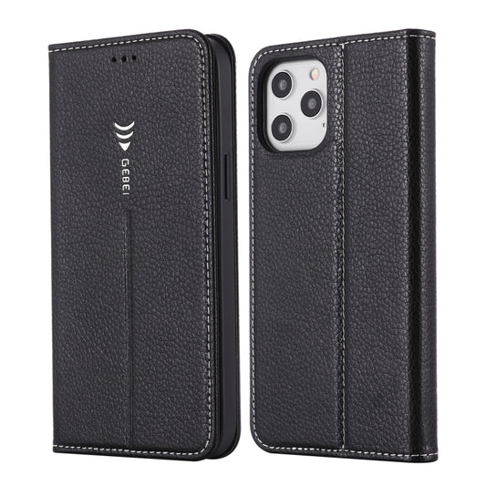 GEBEI PU+TPU Horizontal Flip Protective Case with Holder & Card Slots, For iPhone 12 / 12 Pro, For iPhone 12 Pro Max