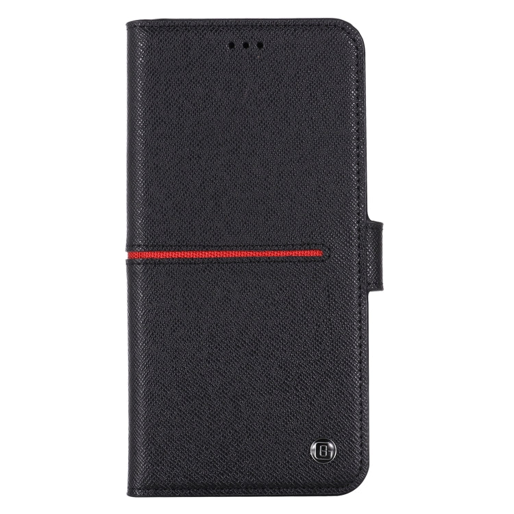 GEBEI Top-grain Leather Horizontal Flip Protective Case with Holder & Card Slots & Wallet & Photo Frame, For iPhone 12 mini, For iPhone 12 / 12 Pro, For iPhone 12 Pro Max