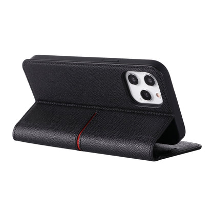 GEBEI Top-grain Leather Horizontal Flip Protective Case with Holder & Card Slots & Wallet & Photo Frame, For iPhone 12 mini, For iPhone 12 / 12 Pro, For iPhone 12 Pro Max