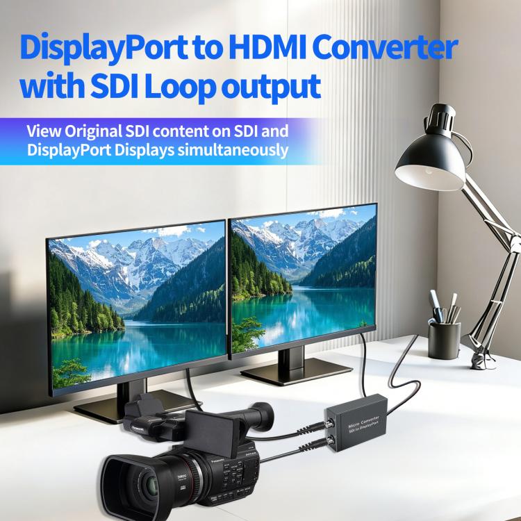 NK-L008 SDI to DP Loop Audio Video Converter