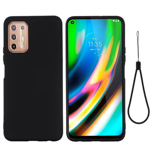 Pure Color Liquid Silicone Shockproof Full Coverage Case, For Motorola Moto G9 Plus, For Xiaomi Poco X3 NFC